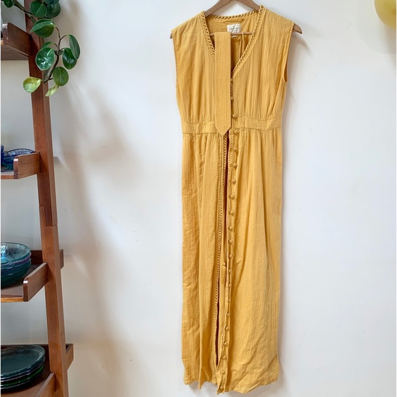 Sezane Cecilia Dress in Honey - Picture 7 of 10
